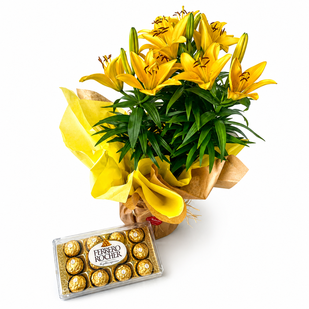 L�rio Amarelo com Ferrero Rocher 150g