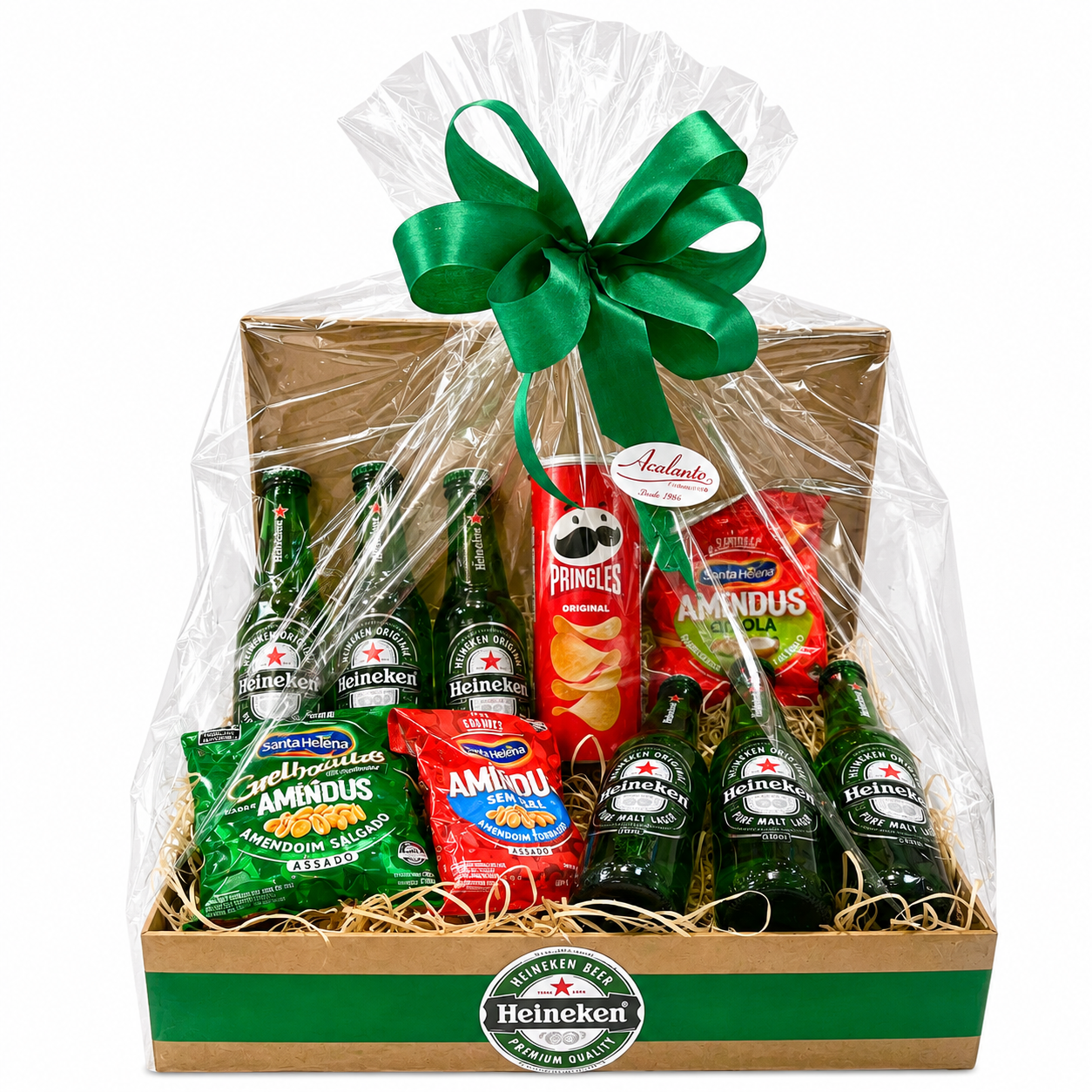 Cesta com Cervejas e Aperitivos G