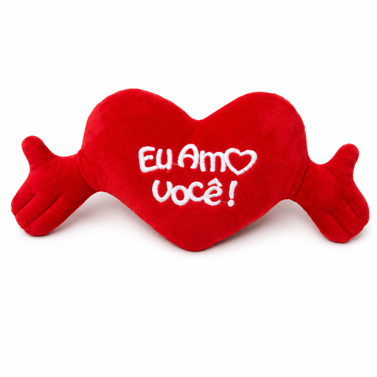 Pel�cia Cora��o com M�o 12cm